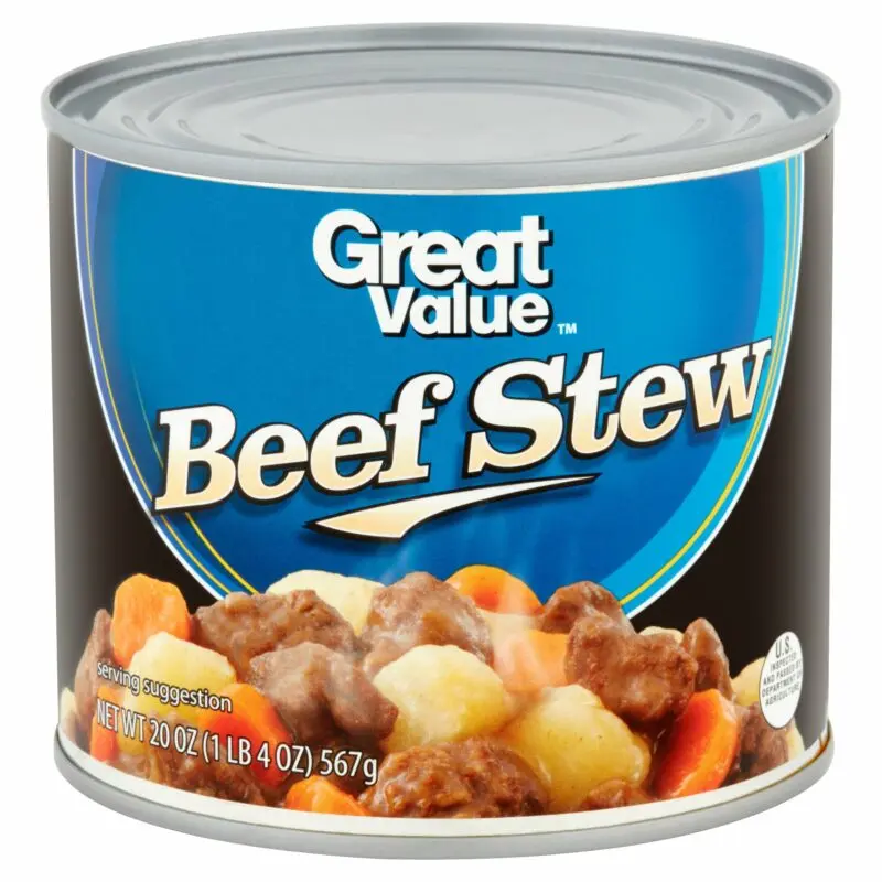 Named brands of low-quality stew