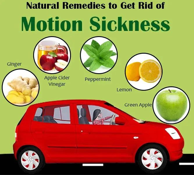 Natural remedies for motion sickness