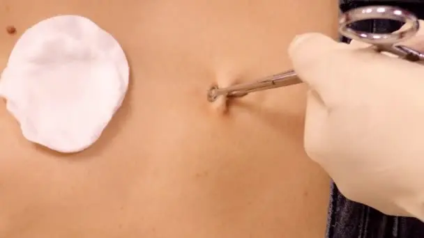 Navel piercing: video reviews.