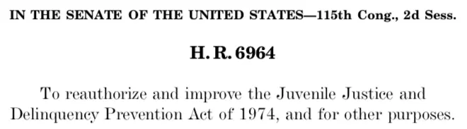 New law in juvenile justice: what has changed