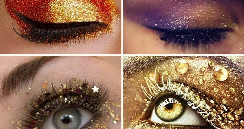 New Year&#8217;s makeup: festive makeup: image ideas