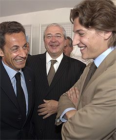 Nicolas Sarkozy became a grandfather