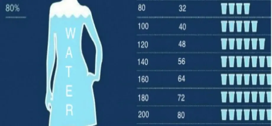 Norm: how much water you need to drink per day