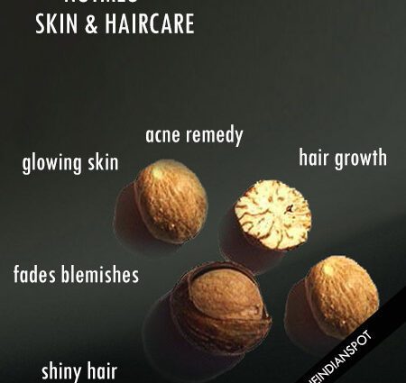 Nutmeg malos for hair care