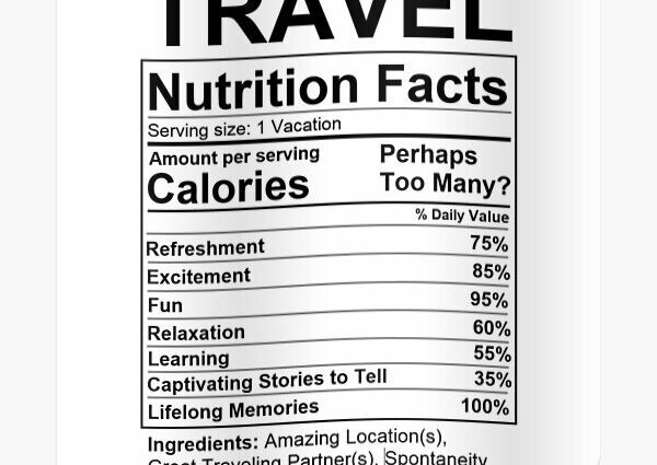 Nutrition with fun on vacation.