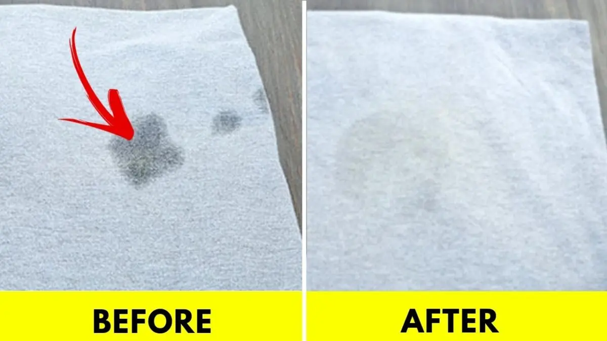 Old greasy stain: how to remove it? Video