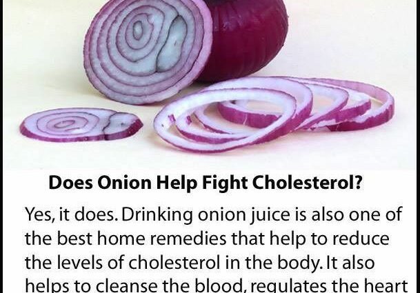 Onion and its cholesterol-lowering action