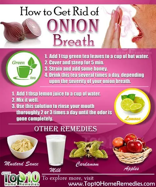 Onion smell from the mouth: how to get rid of? Video