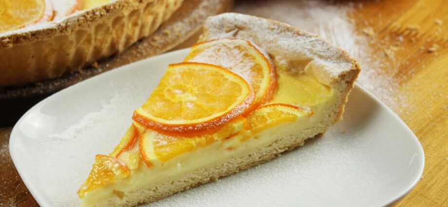 Orange pie: a step by step recipe. Video