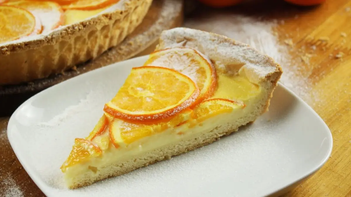 Orange pie: a step by step recipe. Video