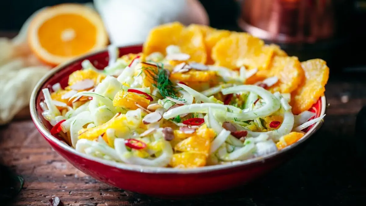 Orange salad: a citrus delight. Video