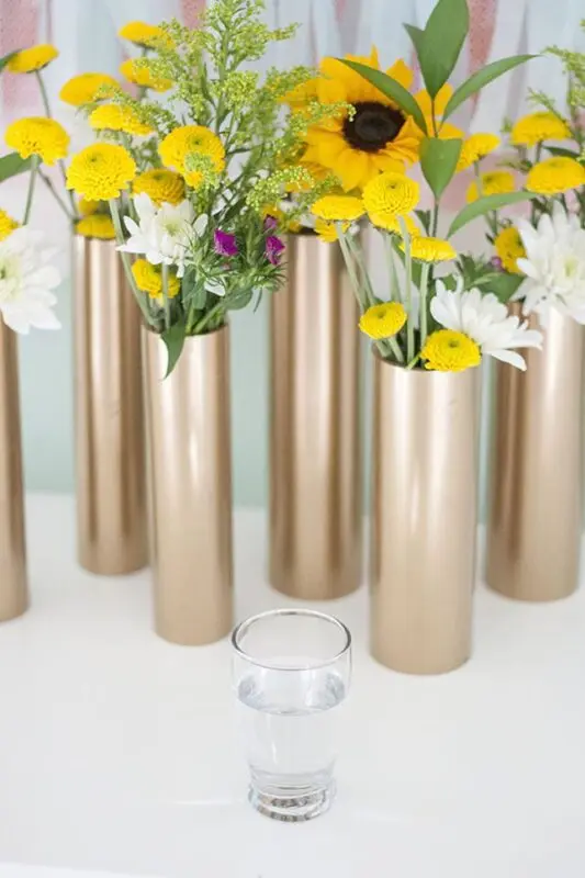 Original idea: pipe vases