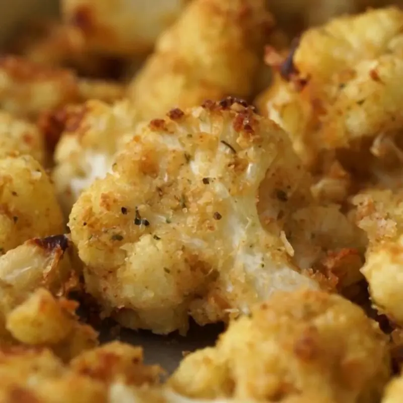 Oven baked cauliflower. Video