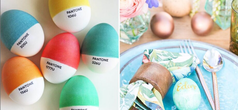 Painting eggs for Easter: 10 simple and effective ways