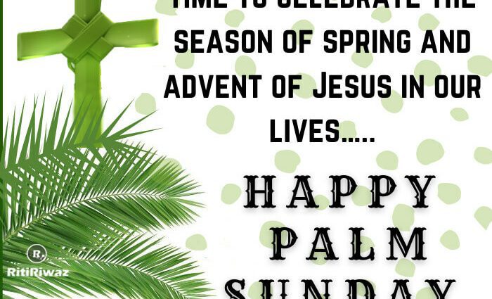 Palm Sunday and other days of the year when cleaning is prohibited