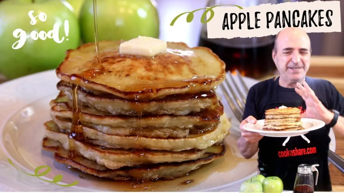 Pancakes with apples: a delicious summer recipe. Video