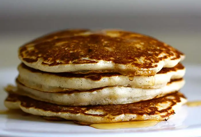 Pancakes without eggs. Cooking video