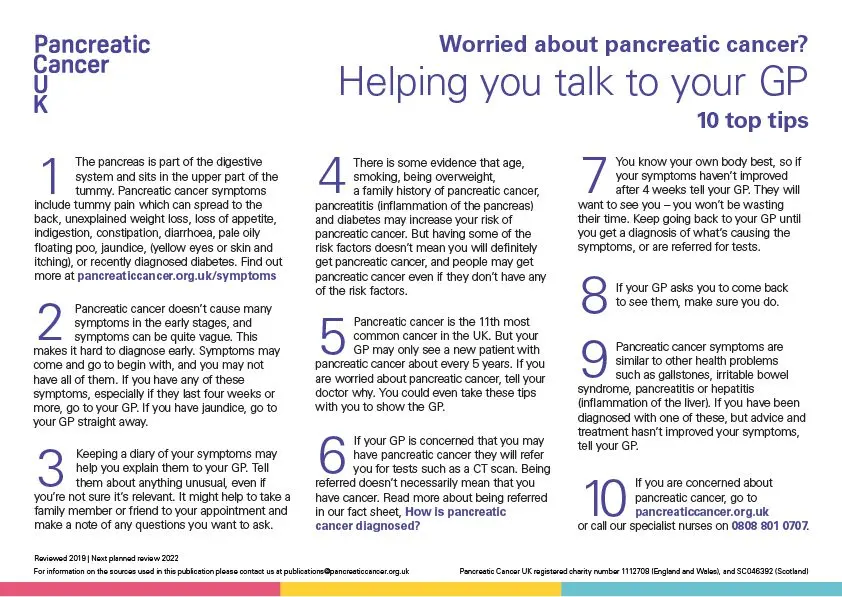 Pancreatic Cancer &#8211; Our Doctor&#8217;s Opinion