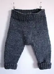 Pants for a child &#8211; how to sew pants for a child, knitted pants for children with knitting needles