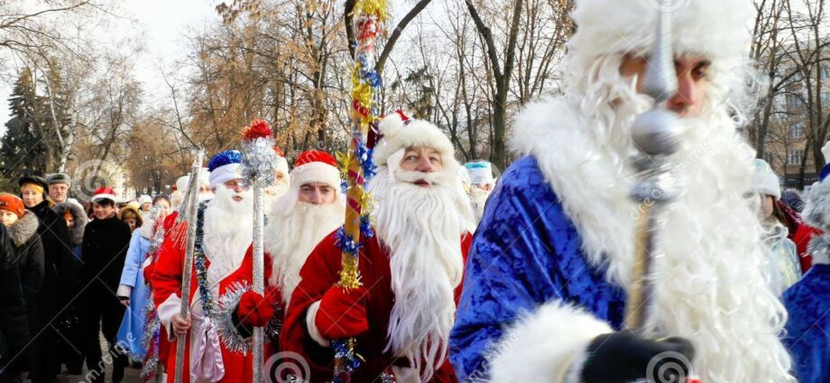 Parade of the Snow Maidens in Voronezh: the most beautiful girls