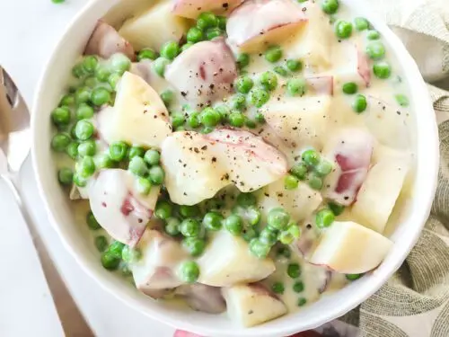 Peas, potatoes and other foods to soak before cooking