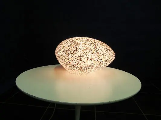 Pebble-shaped designer lamps