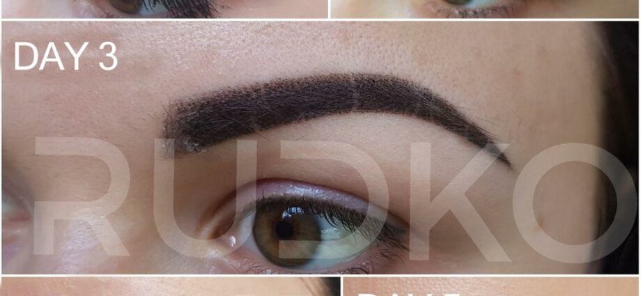 Permanent makeup for eyebrows, eyes, eyelids