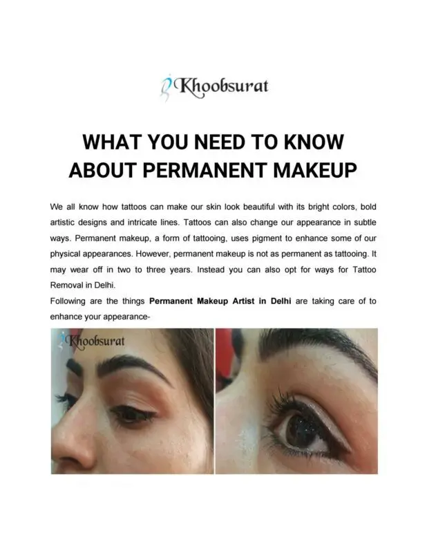 Permanent makeup: what you need to know before deciding