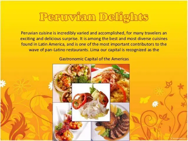 Peruvian Gastronomy, exquisite, diverse and very literary