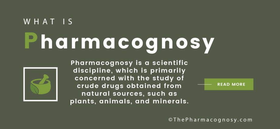 Pharmacognosy: what is it?