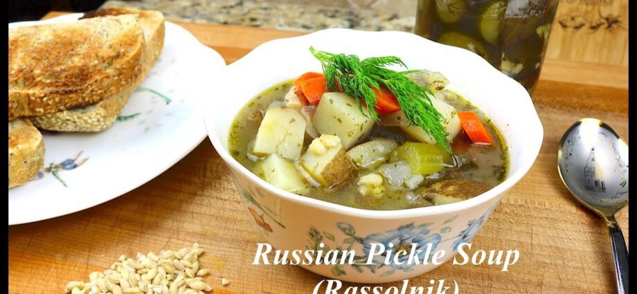 Pickle soup: a classic Russian recipe. Video