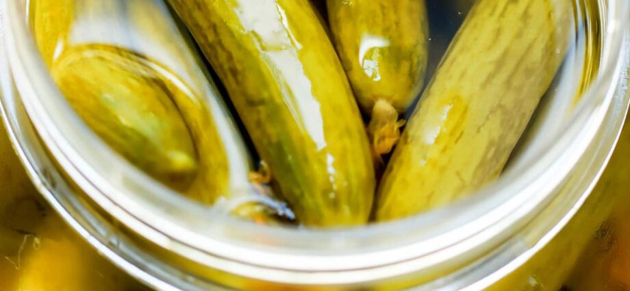 Pickled cucumbers