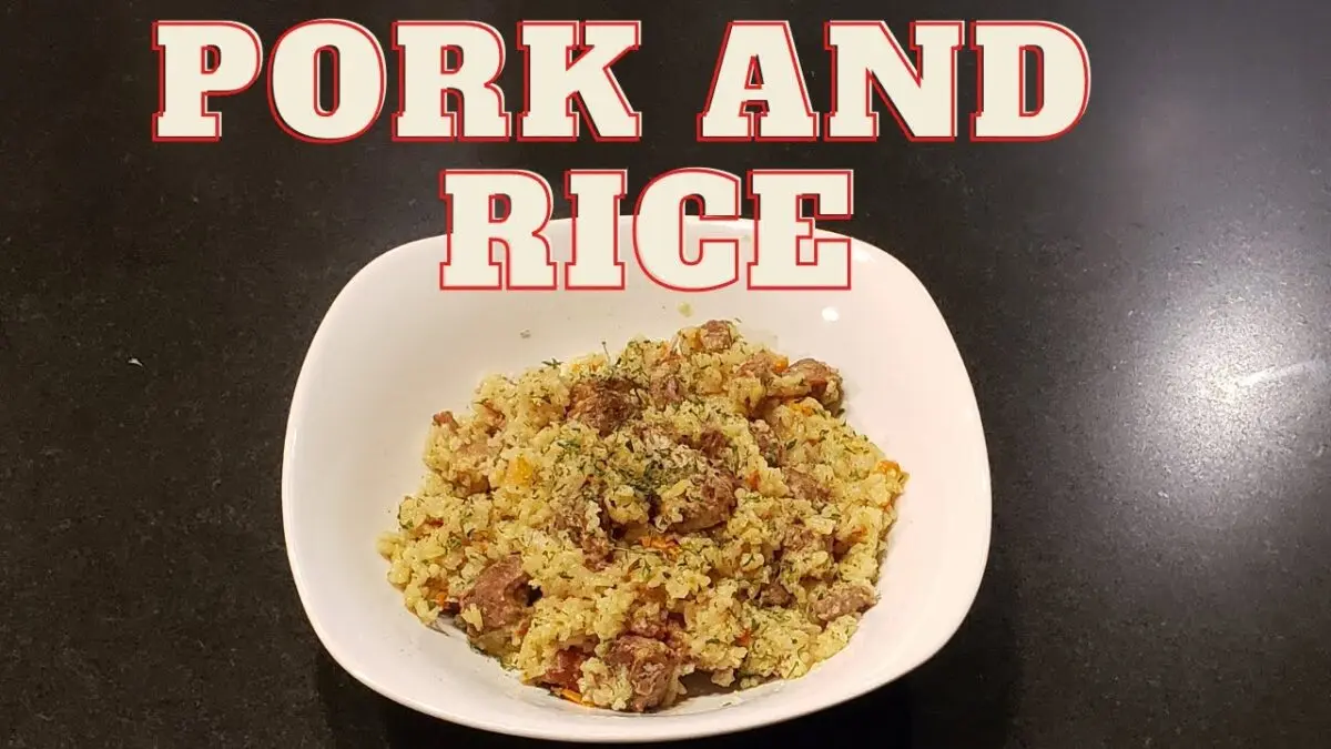 Pilaf with pork: how to cook? Video