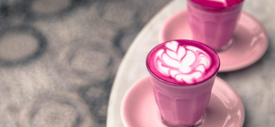 Pink latte, what is it and where to try trendy coffee