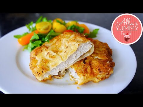 Pork escalope recipe. Video