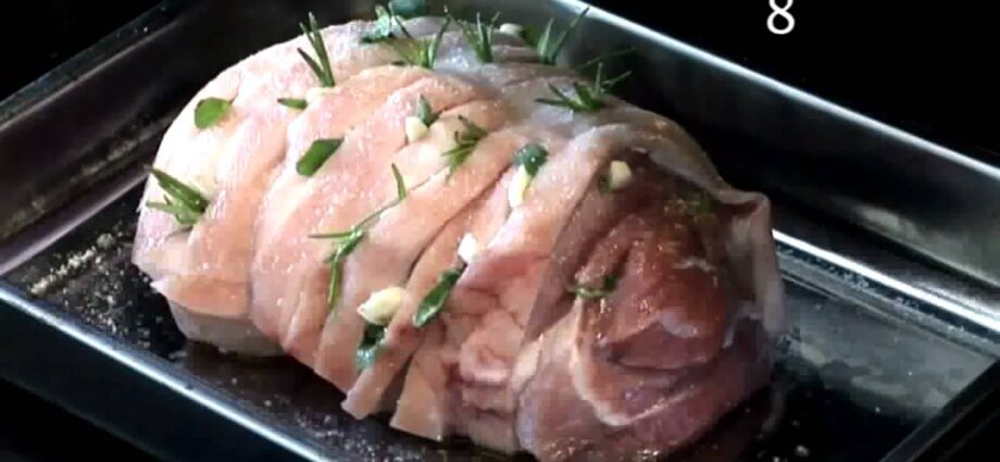 How to cook pork leg. Video