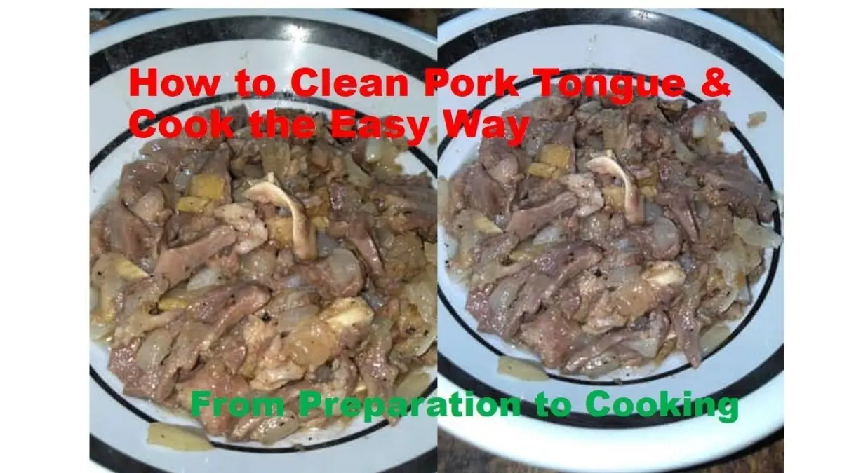 Pork tongue: how to clean it properly? Video