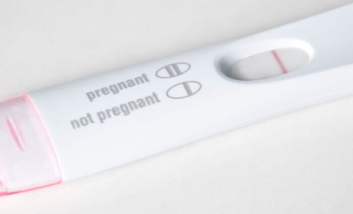 Pregnancy tests show false negative results