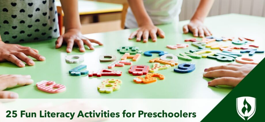 Preparing children for literacy: classes for preschool children