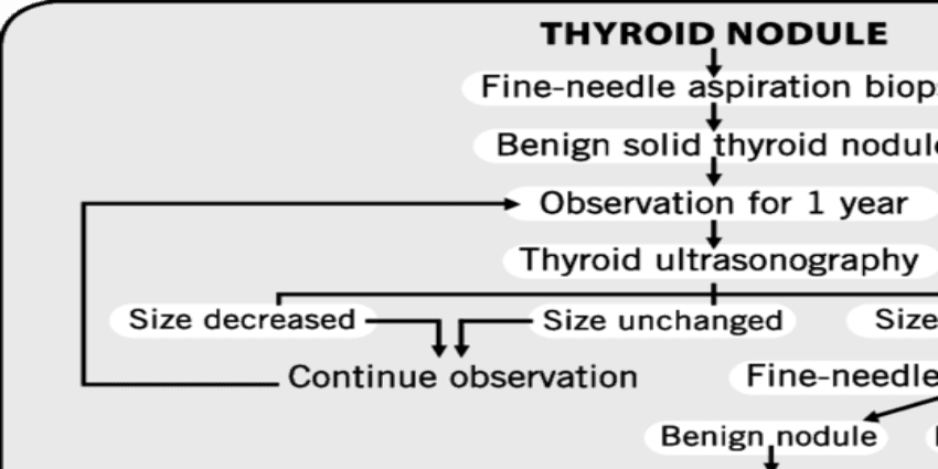 Atal a thriniaeth feddygol y modiwl thyroid