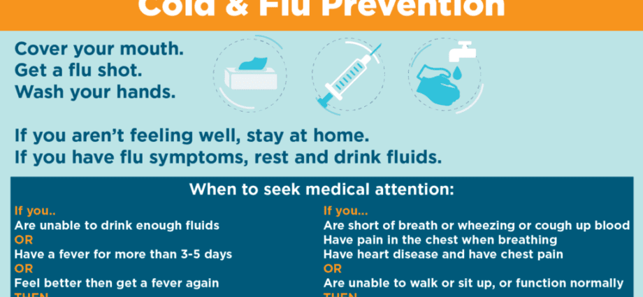 Prevention and treatment of flu and colds