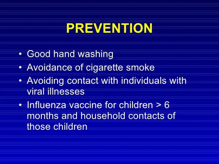 Prevention of bronchiolitis