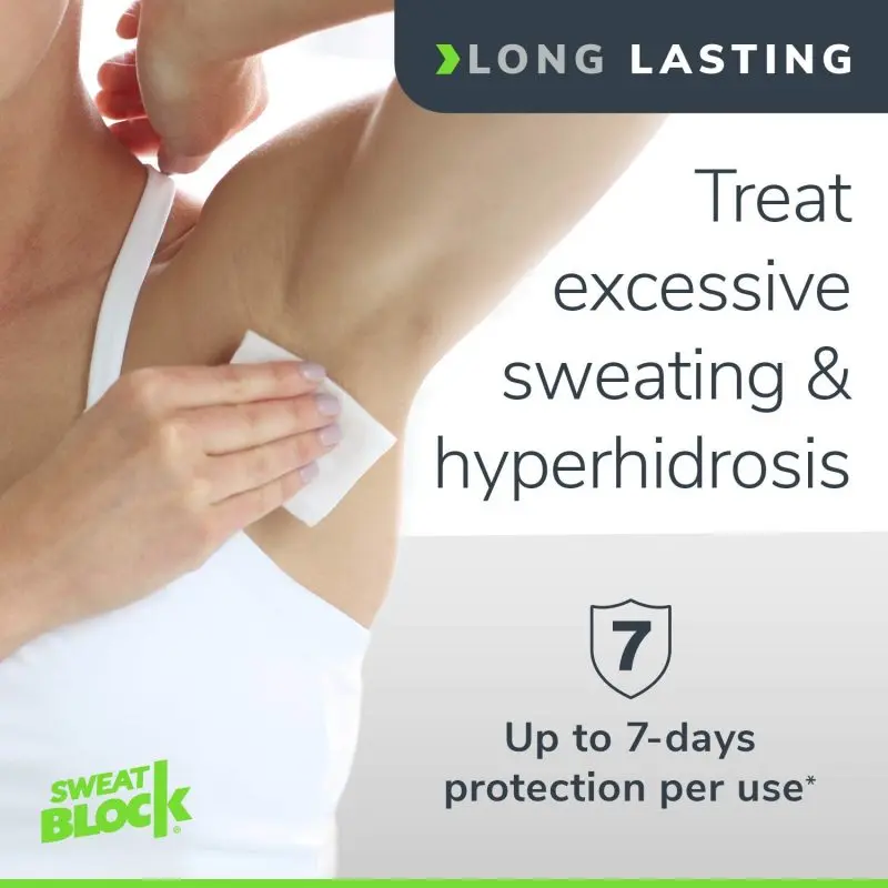 Prevention of hyperhidrosis (excessive sweating)