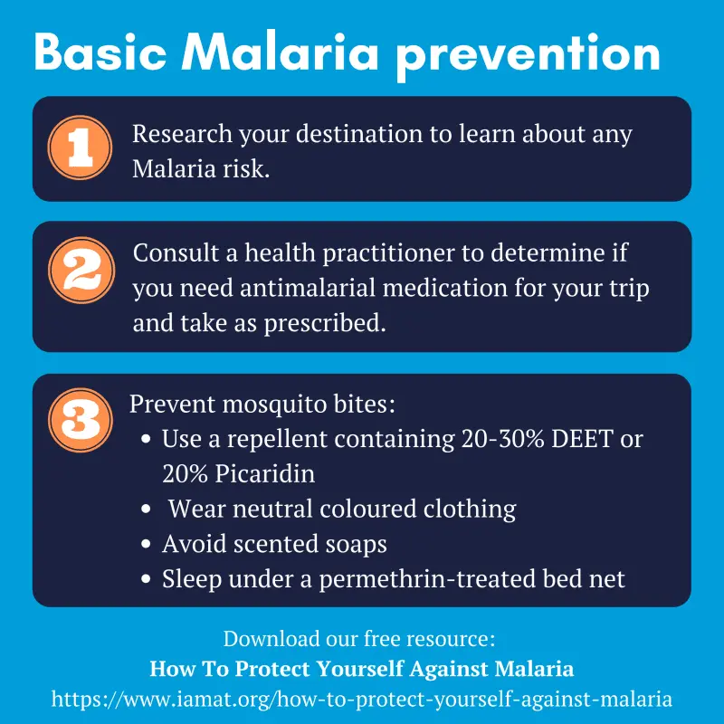 Prevention of malaria (malaria)