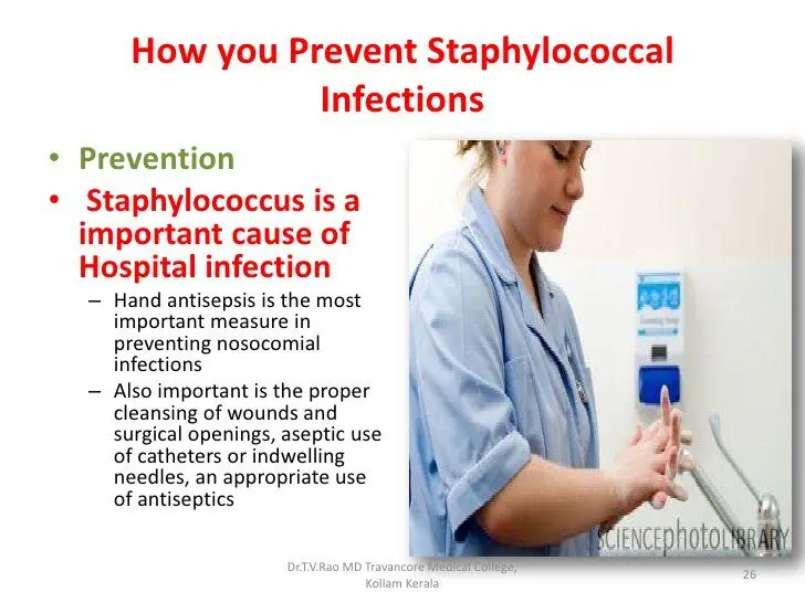 Prevention of staphylococci