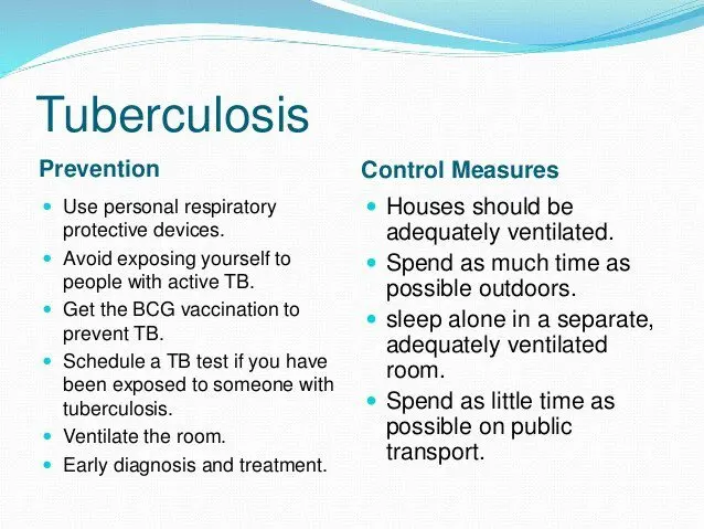 Prevention of tuberculosis