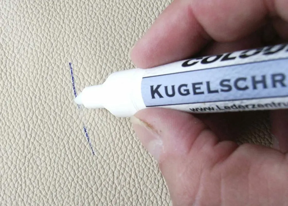 Pro tips: how to erase a ballpoint pen from leatherette