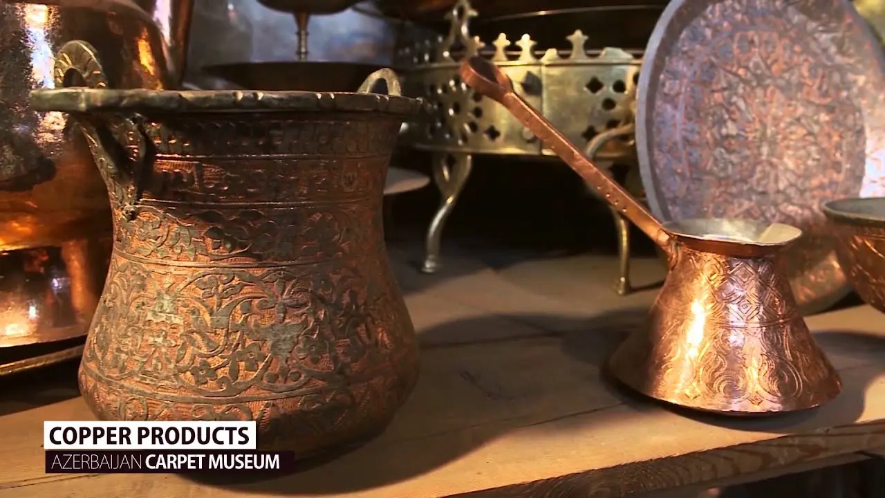 Products containing copper. Video