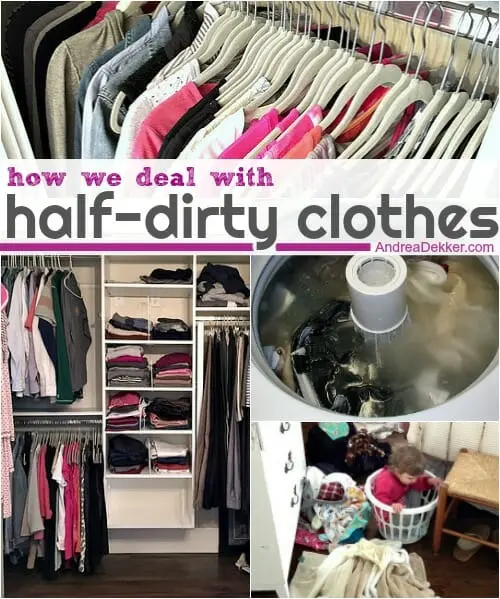 Proven: you always wear dirty clothes. Even after washing