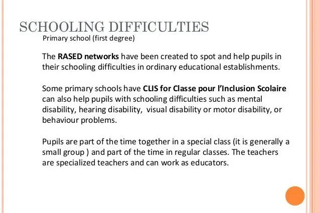 Rased: how does the network of specialized help for pupils in difficulty work?